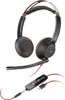 HP Poly Blackwire 5220 Stereo USB-C Headset +3.5mm Plug +USB