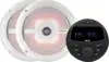Marine komplet DS18, MRX16SL/White, USB, Aux, RCA, BT, 2 zvučnika u kompletu 25W RMS, 75W Peak Power, bijeli sa LED-m.