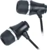 Gembird Stereo earphones, gold-plated 3.5 mm jack, metal, black