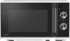 SOLO Microwave Oven, 23 Litres, Rotating Plate with Storage, Timer, Built-in LED Lights, 800 W, color:White, Dimensions: 442*368*260 mm