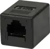 Spojnica RJ45 Ž -> RJ45 Ž 1:1, Cat.6 UTP, crna NP0034A
