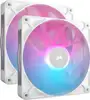 Ventilator Corsair RX iCUE LINK RX140 RGB White140mm RGB Fan, Dual Fan Kit