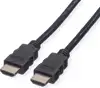 Roline VALUE Ultra HD 8K HDMI kabel sa mrežom, M/M, crni, 2.0m
