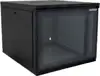 Canovate 19" 6U 540x550x322 ECO SINGLE zidni ormar s bočnim pločama koje se mogu otvoriti izvana, crni (WEO-9-06F5F)