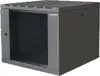 Canovate 12U 600x450x631 SINGLE zidni ormar s bočnim stranama koje se mogu otvoriti izvana, crni (WS3O-9-126DF)