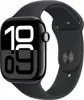 Apple Watch Series 10 GPS 46mm Jet Black Aluminium Case with Black Sport Band - S/M