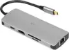 iBox IUH3RJ4K notebook dock/port replicator USB 3.2 Gen 1 (3.1 Gen 1) Type-C Power Delivery 100W Silver