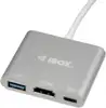 iBox IUH3CFT1 notebook dock/port replicator USB 3.2 Gen 1 (3.1 Gen 1) Type-C Silver