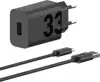 Motorola TurboPower Wall Charger 33W USB-C, 1m C-C cable, Black