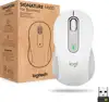 Logitech Signature M650 for Business Mouse wireless Bluetooth 2.4 GHz Bolt USB receiver off-white