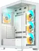 Gigabyte C500 Panoramic Stealth Ice USB-C USB 3.2 GEN2 ATX ARGB Lighted housing, white
