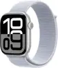 APPLE Watch Series 10 GPS 46mm Silver Aluminium Case with Blue Cloud Sport Loop