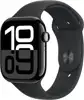 APPLE Watch Series 10 GPS + Cellular 46mm Jet Black Aluminium Case with Black Sport Band - S/M
