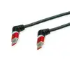 ROLINE 360° USB 2.0 kabel, C-C, M/M, 60W, crveno/crni, 1.0m