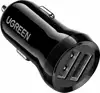 UGREEN auto punjač 24W, 2×USB-A, crni