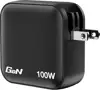 Verbatim Mini GaN zidni punjač 100W, 3×USB-C/1×USB-A, PD/QC 3.0
