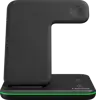 CANYON WS-303 3in1 Wireless charger, with touch button for Running water light, Input 9V/2A, 12V/2A, Output 15W/10W/7.5W/5W, Type c to USB-A cable length 1.2m, 137*103*140mm, 0.195Kg, Black