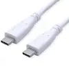 Roline VALUE USB 3.2 Gen 2 kabel, PD (Power Delivery) 20V5A, Emark, C-C, M/M, bijeli, 0.5 m