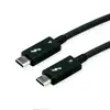 Roline Thunderbolt 4 kabel, 40Gbit/s, 100W, C-C, M/M, pasivni, 1m, crni