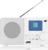 JVC DAB radio RA-E611W-DAB white
