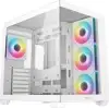 Case DeepCool GC530 4F WH, ATX, Midi-Tower, ARGB, Tempered G