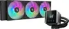 AIO Liquid Cooler DeepCool MYSTIQUE 360 ARGB, 360mm, LCD, black