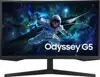 Monitor Samsung Odyssey G5 G55C S27CG554EU, 27" QHD, 165Hz, 1ms, HDR10, HDMI, DP, crni