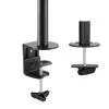 Neomounts FPMA-D550D3BLACK stolni nosač za tri ravna zaslona do 27" (69 cm) - crni