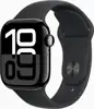 APPLE Watch Series 10 GPS 42mm Jet Black Aluminium Case with Black Sport Band - M/L