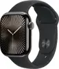 APPLE Watch Series 10 GPS + Cellular 42mm Slate Titanium Case with Black Sport Band - M/L