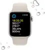 APPLE Watch SE GPS + Cellular 40mm Starlight Aluminium Case with Starlight Sport Band - S/M