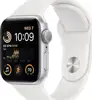 APPLE Watch SE GPS + Cellular 40mm Silver Aluminium Case with Denim Sport Band - S/M