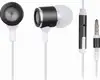 Gembird Metal earphones with microphone, black
