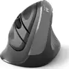Mouse Ewent Wireless Ergonomic Vertical, 2400dpi, Black, USB