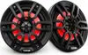 Marine zvučnici DS18, NXL-8, Crni 8" (20,32 cm), 2 sistemski, 125W RMS, 375W Peak Power, 4 ohma, LED Light