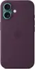 Apple iPhone 16 Silicone Case with MagSafe plum