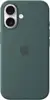 Apple iPhone 16 Silicone Case with MagSafe lake green