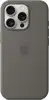 Apple iPhone 16 Pro Silicone Case with MagSafe stone gray