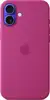 Apple iPhone 16 Plus Silicone Case with MagSafe fuchsia