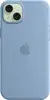 Apple iPhone 15 Plus Silicone Case with MagSafe winter blue