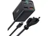 Punjač Baseus GaN3 Pro 2x USB-C + 2x USB 100W crni