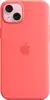 Apple iPhone 15 Plus Silicone Case with MagSafe guava