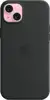 Apple iPhone 15 Plus Silicone Case with MagSafe black