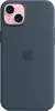 Apple iPhone 15 Plus Silicone Case storm blue