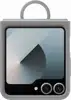 Samsung Silicone Case with Ring Z Flip 6 siva