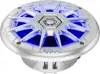 Zvučnici BOSS MARINE MRGB65S, 6.5", 200W, multi LED, dvosistemski, srebrni