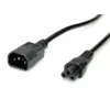 Roline VALUE naponski kabel, C14-C5 konektor, crni, 1.8m 19.