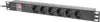Rack naponska letva Lanberg PDU 19" 1U 16A 6x Schuko 2m crna