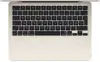 Prijenosno računalo Apple MacBook Air 13" M4 10C CPU / 8C GPU 16GB 256GB SSD, Starlight, MW0Y3D/A