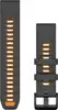 Zamjenski remen za Garmin Fenix 8 Graphite/Spark Orange, 010-13392-05
